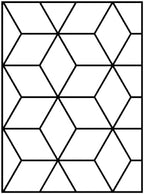 Wandgitter Cubic – Gitterwand aus Metall, Schwarz