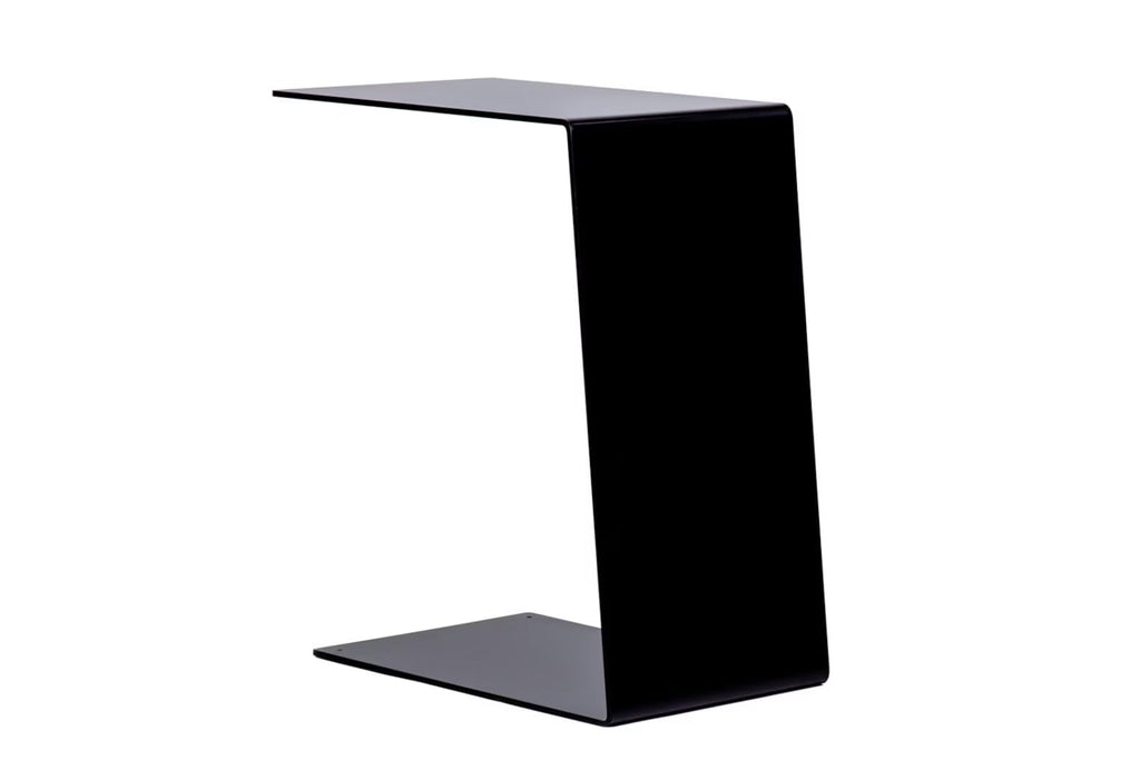 C-Design Beistelltisch aus Metall – Schwarz, 60 cm