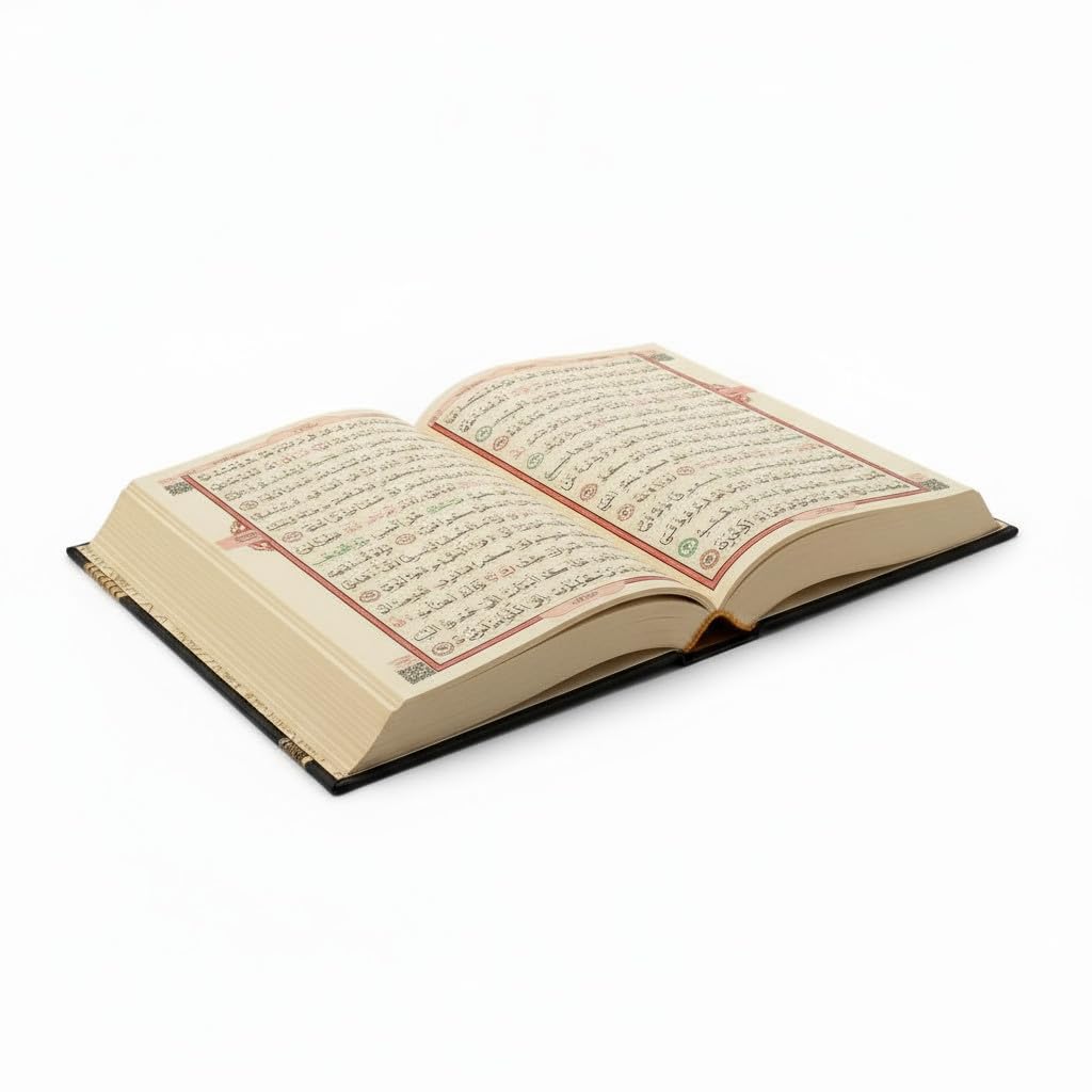 Quran - Der edle Koran – Arabisch-17×24 cm | 616 Seiten | Termo-Leder, Goldschnitt, Hochwertige Ausgabe-Koran auf Arabisch, Kuran Kerim Arapca (Blau)