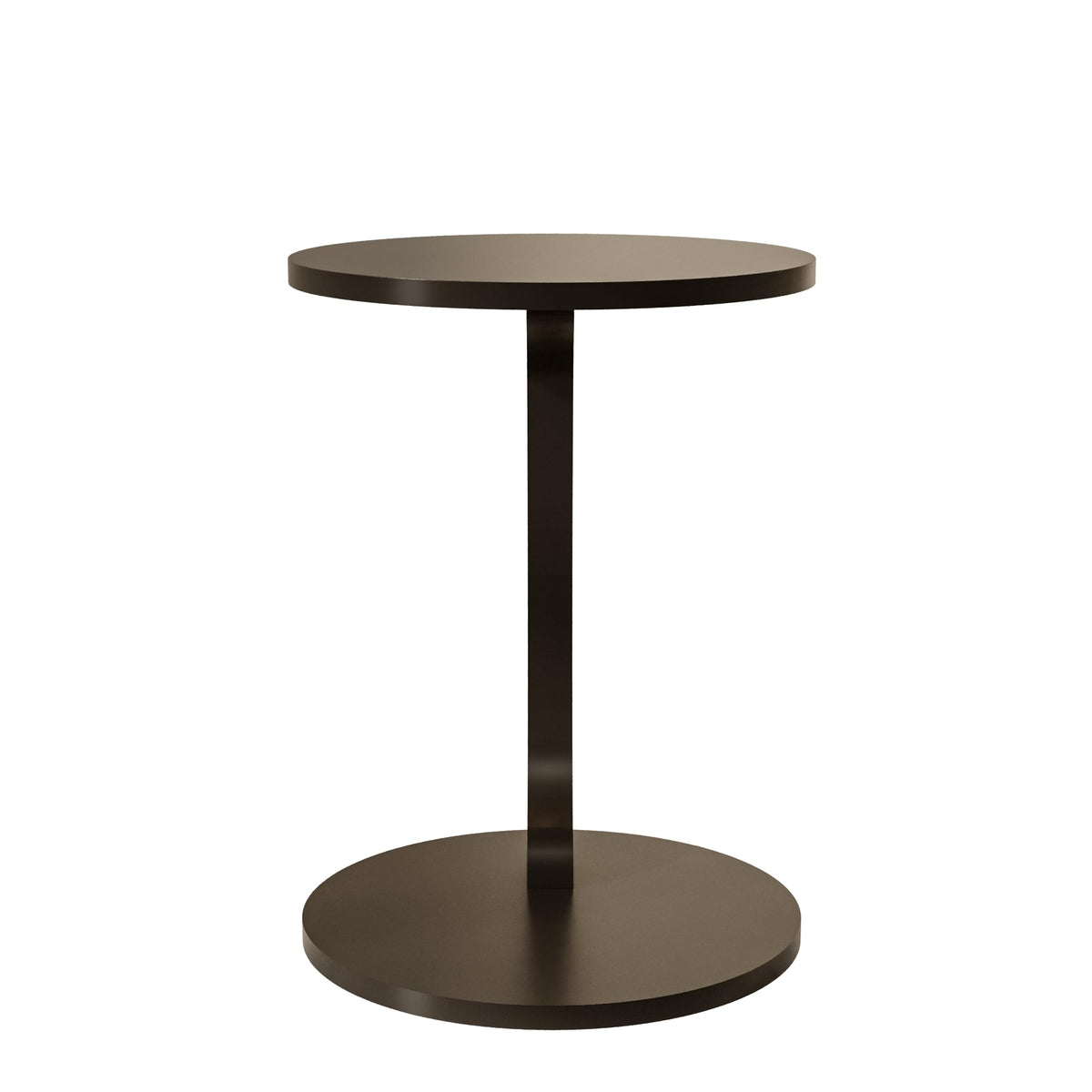 Beistelltisch C-Form Schwarz