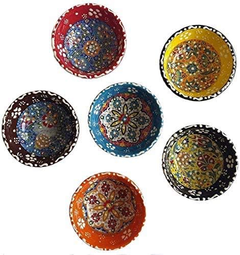 Türkische Keramik-Schälchen, 6er-Set