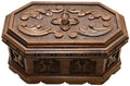 Walnut Treasure Secret Magic Box Handgefertigte einzigartige Schmuckschatulle mit verstecktem Knopf