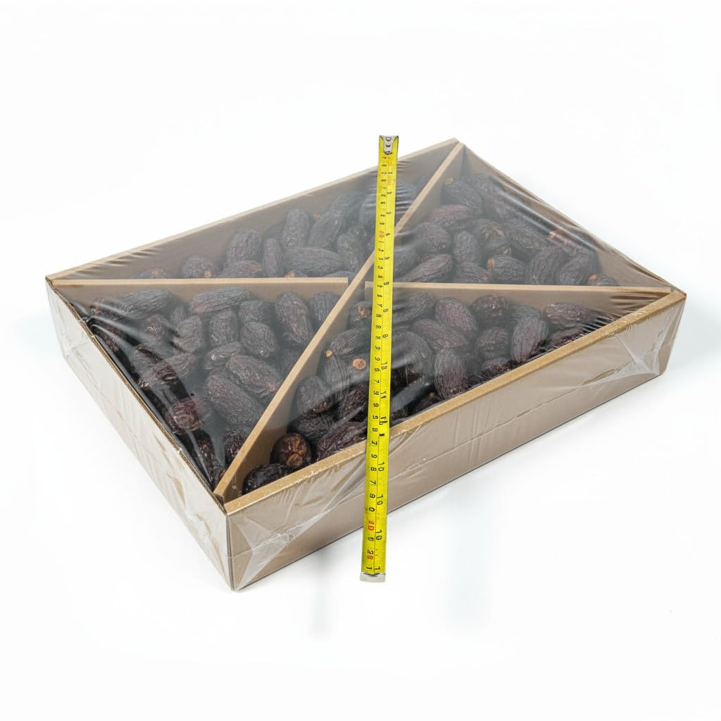 5 Kg Datteln Medjool Medjoul Datteln Kiste | VEGAN | fruchtiger, honigsüßer aromatischer Geschmack |