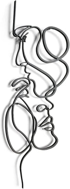 Abstraktes Paar – Größendarstellung 40 × 14 cm