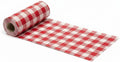 Rolle Tischdecke 25meter x 100cm – Einweg, Praktisch, 20 Abreißbare 125x100cm Tischdecken, Papieroberfläche & Kunststoffunterseite, Flüssigkeitsdicht, Party- und Eventtauglich (Rot, 1 Rolle)