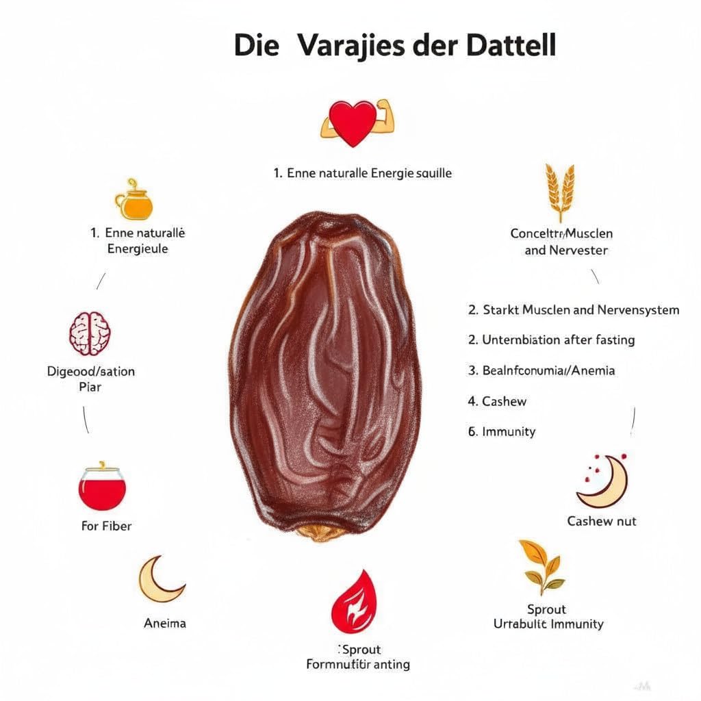 5 Kg Datteln Medjool Medjoul Datteln Kiste | VEGAN | fruchtiger, honigsüßer aromatischer Geschmack |