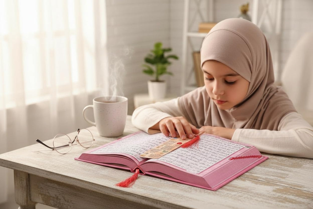 Quran - Der edle Koran – Arabisch-17×24 cm | 616 Seiten | Termo-Leder, Goldschnitt, Hochwertige Ausgabe-Koran auf Arabisch, Kuran Kerim Arapca (Blau)