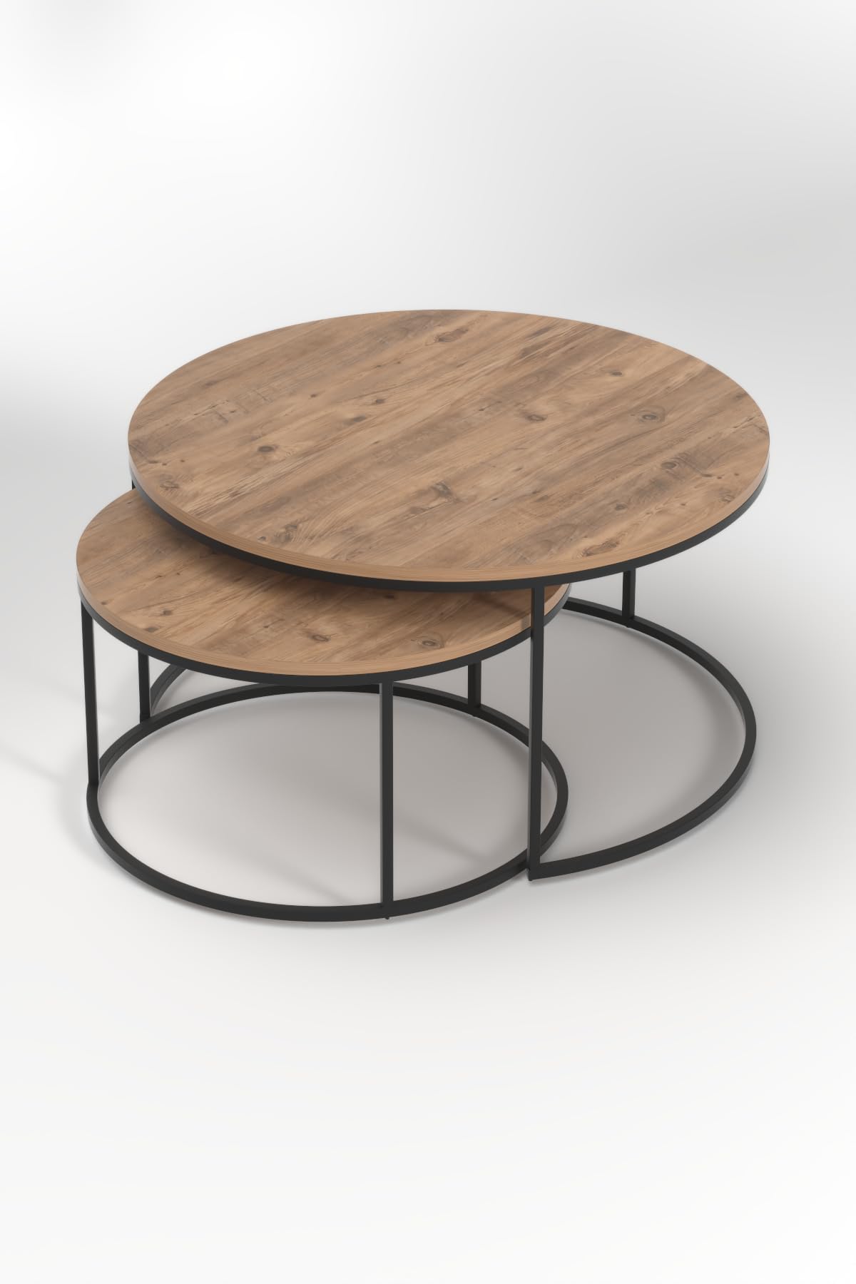 Couchtisch-Set Holzoptik
