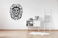 Tubibu Löwenkopf afrikanischer Löwe geometrischer Metall-Wandkunst & Wanddekoration für Zuhause, Büro, Wohnzimmer, Schlafzimmer (groß) – Default Title