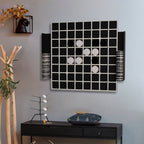 Tubibu Wandspiele, einzigartige Wanddekoration, außergewöhnliches Geschenk, Wanddekoration, Wandkunst, Wandspielbrett, Bürowandkunst, Einweihungsgeschenk (Othello/Reversi)