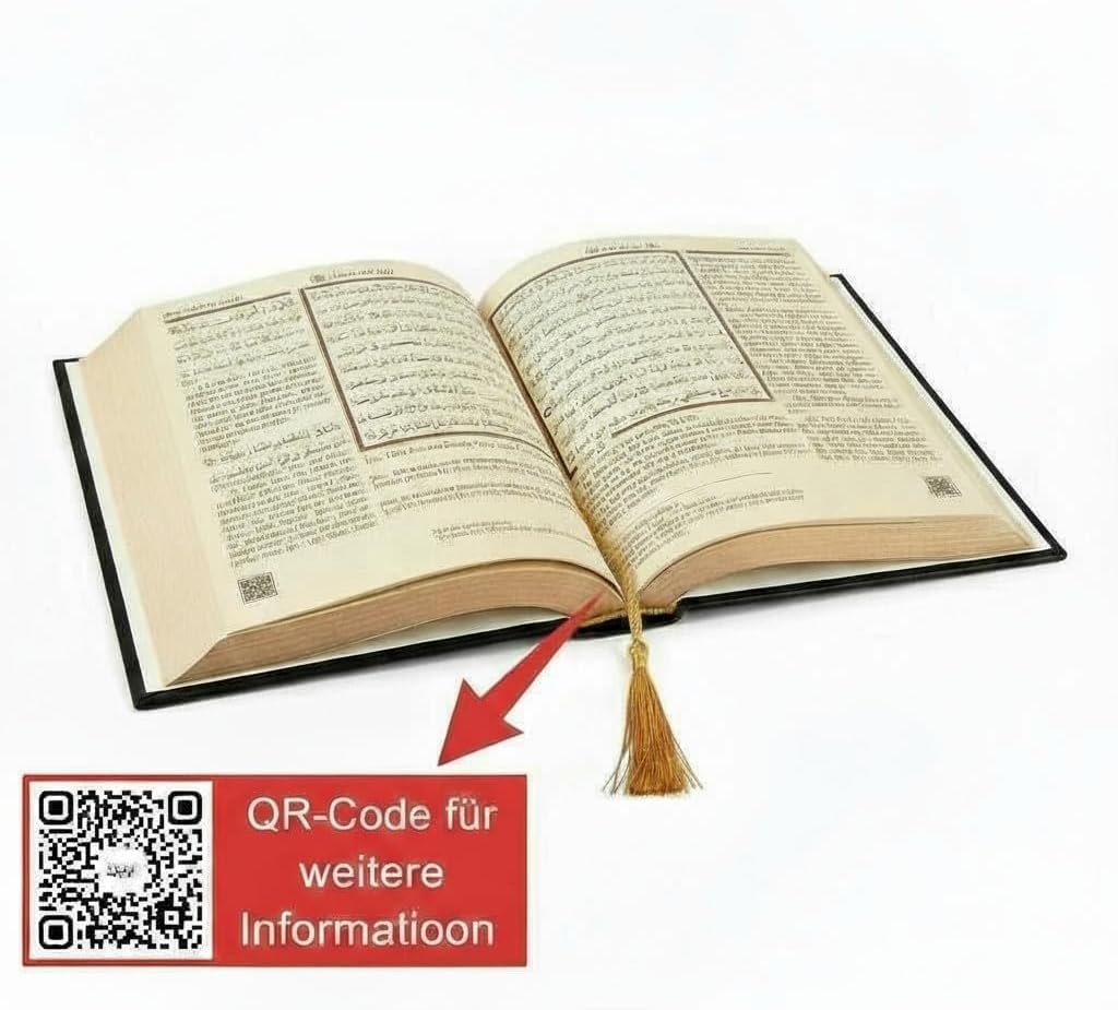 Der edle Koran – Arabisch-Deutsch | Übersetzung von Abu-r-Ridâ Muhammad Ibn Ahmad Ibn Rassoul | 17×24 cm | 616 Seiten | Termo-Leder, Goldschnitt, Hochwertige Ausgabe (White, 20x14 cm)