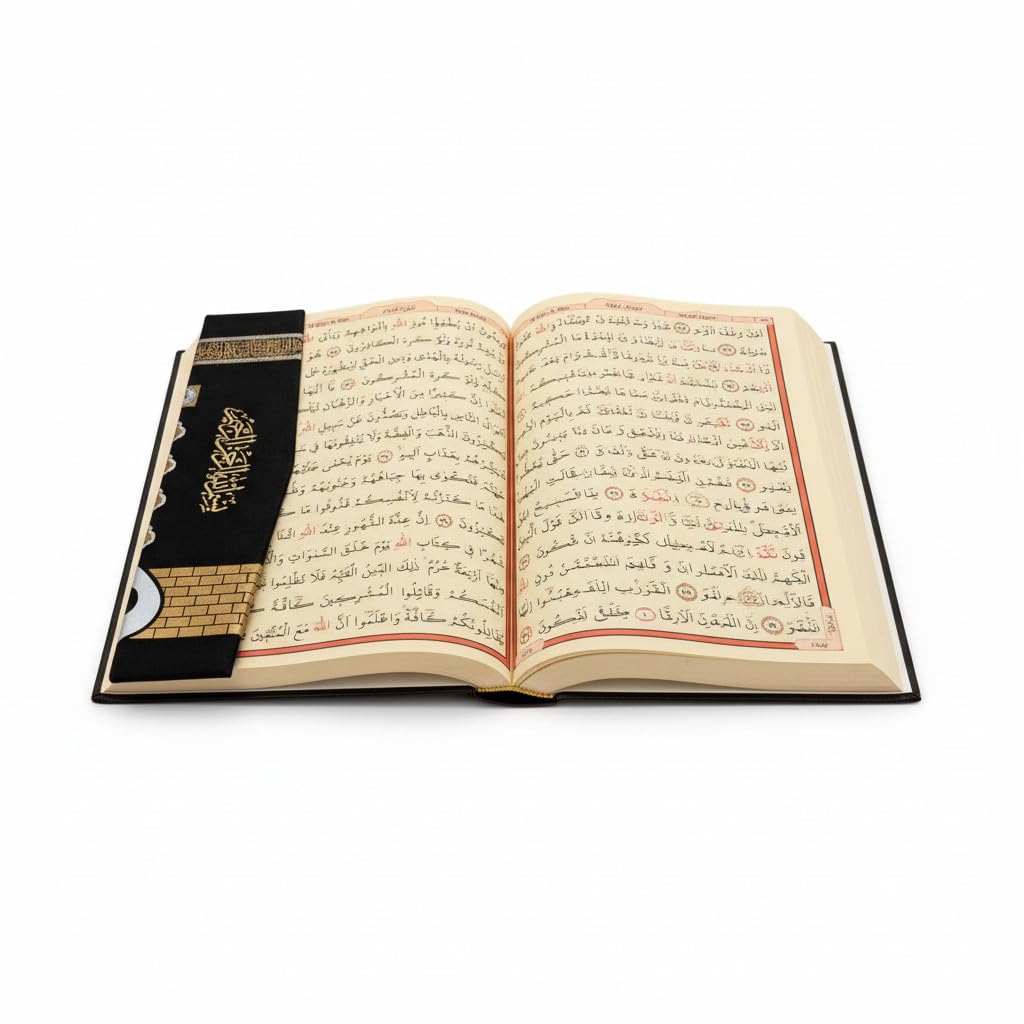 Quran - Der edle Koran – Arabisch-17×24 cm | 616 Seiten | Termo-Leder, Goldschnitt, Hochwertige Ausgabe-Koran auf Arabisch, Kuran Kerim Arapca (Blau)