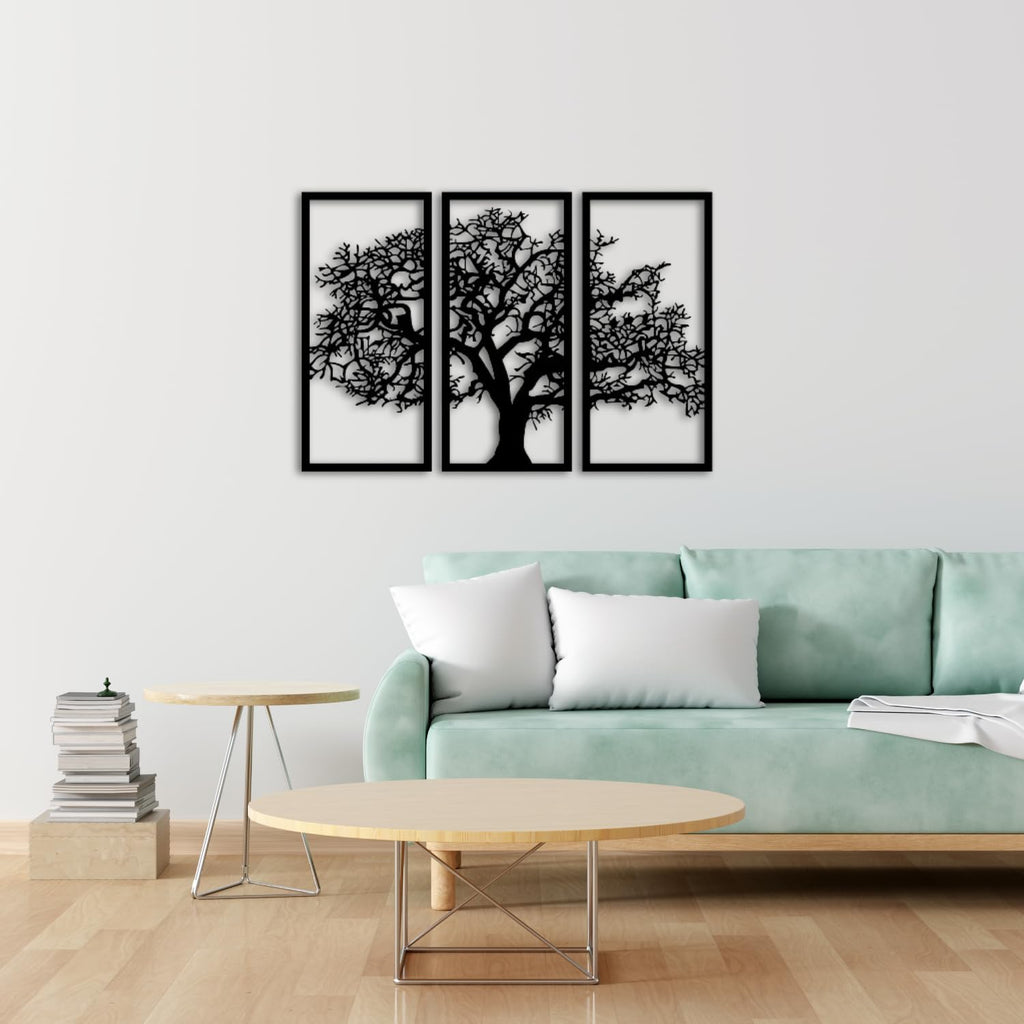 Baum des Lebens – Plane – Metall-Wandkunst, 3D