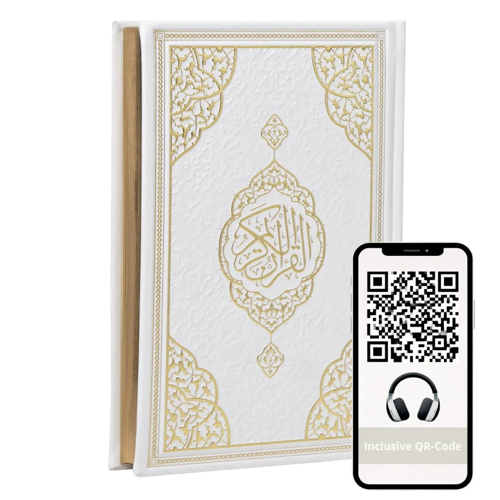 Koran in Medina-Schrift – Einband in Weiß mit Goldschnitt