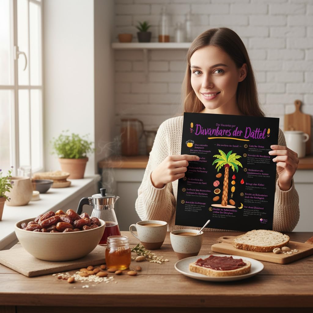 5 Kg Datteln Medjool Medjoul Datteln Kiste | VEGAN | fruchtiger, honigsüßer aromatischer Geschmack |