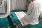 Tubibu 100x Einweg Gebetsteppich auf Rolle (50x120 cm) – Wasserabweisende Unterseite – Professionelle Lösung für Moschee, Reise, Hotel & Gäste – Praktische Perforation