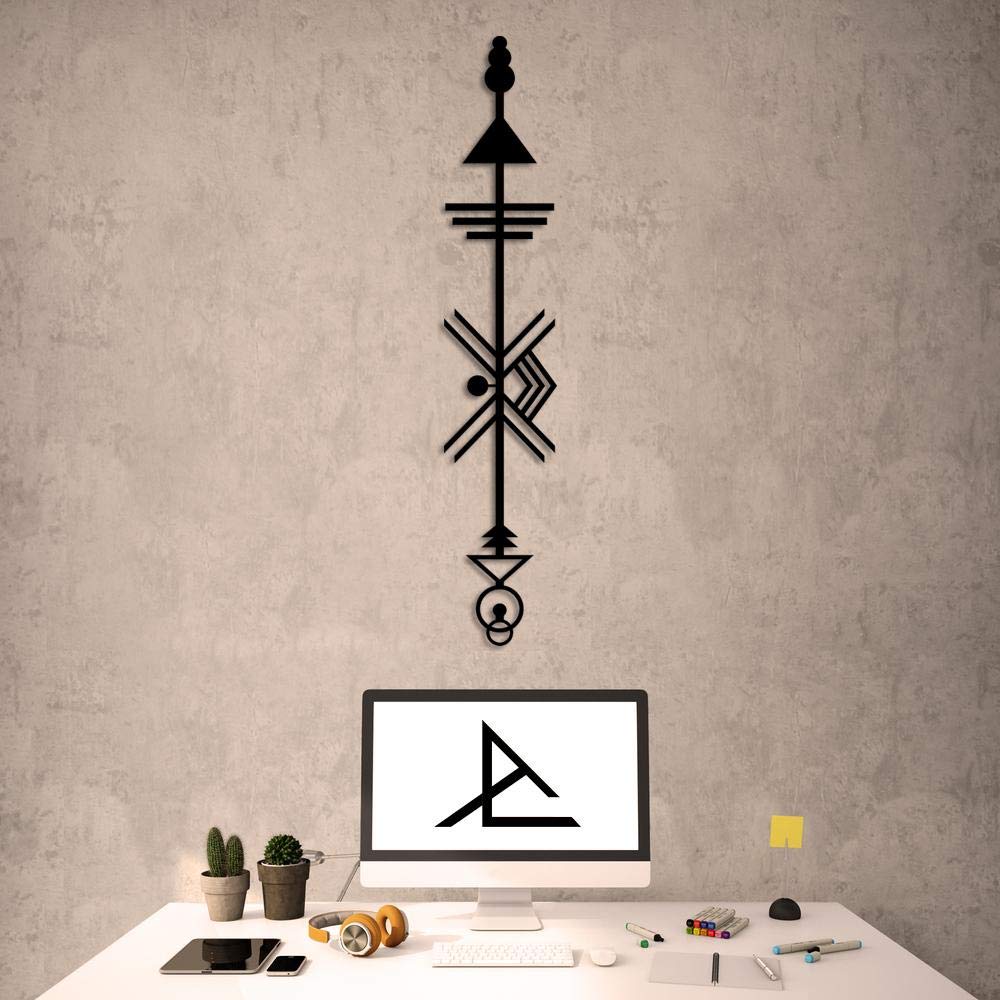 Indianisches Design – Metall-Wanddekoration 108 x 20 cm