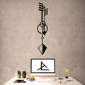 Tattoo Design – Metall-Wanddekoration 55 x 14 cm