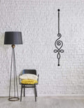 Schmetterling-Effekt – Metall-Wanddekoration 19 x 105 cm