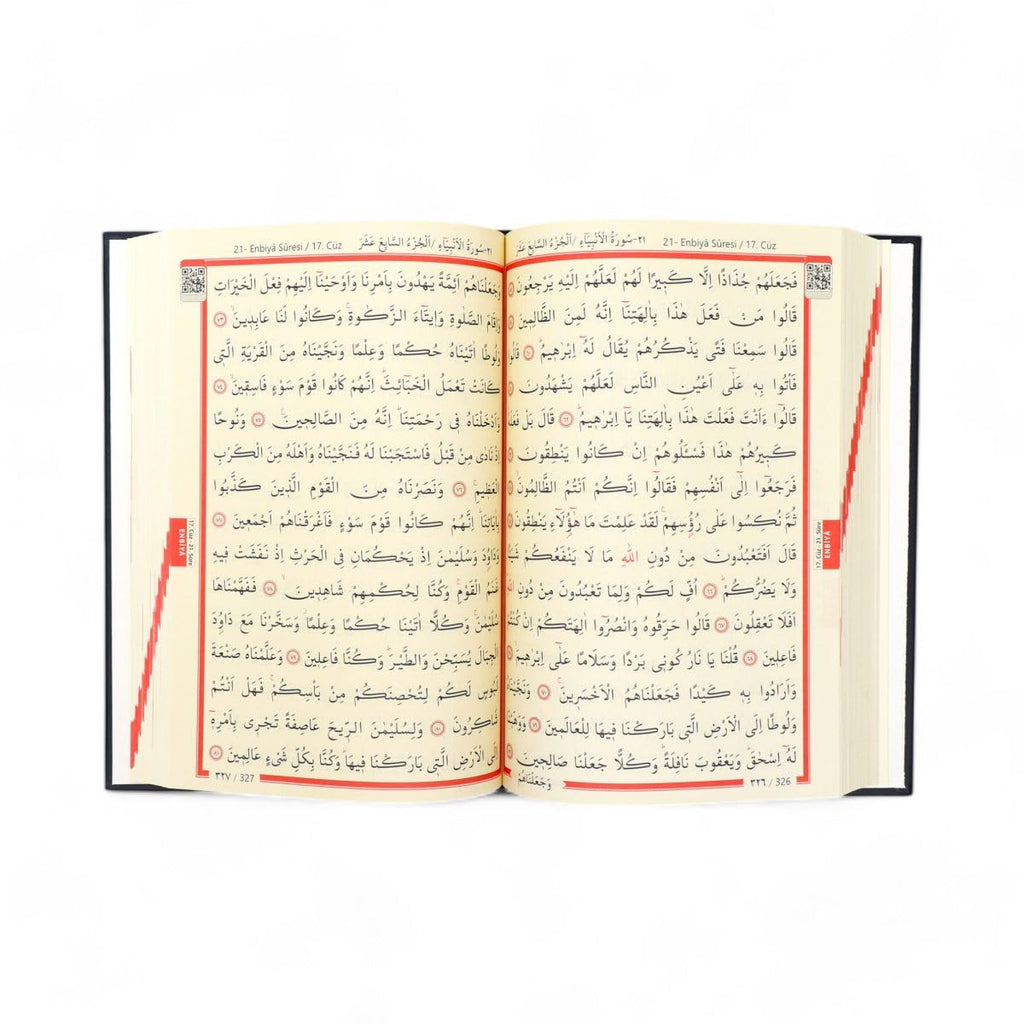 Quran - Der edle Koran – Arabisch-17×24 cm | 616 Seiten | Termo-Leder, Goldschnitt, Hochwertige Ausgabe-Koran auf Arabisch, Kuran Kerim Arapca (Blau)