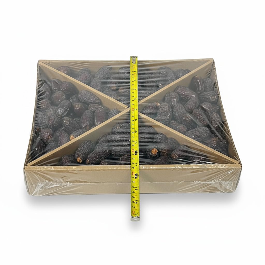 5 Kg Datteln Medjool Medjoul Datteln Kiste | VEGAN | fruchtiger, honigsüßer aromatischer Geschmack |