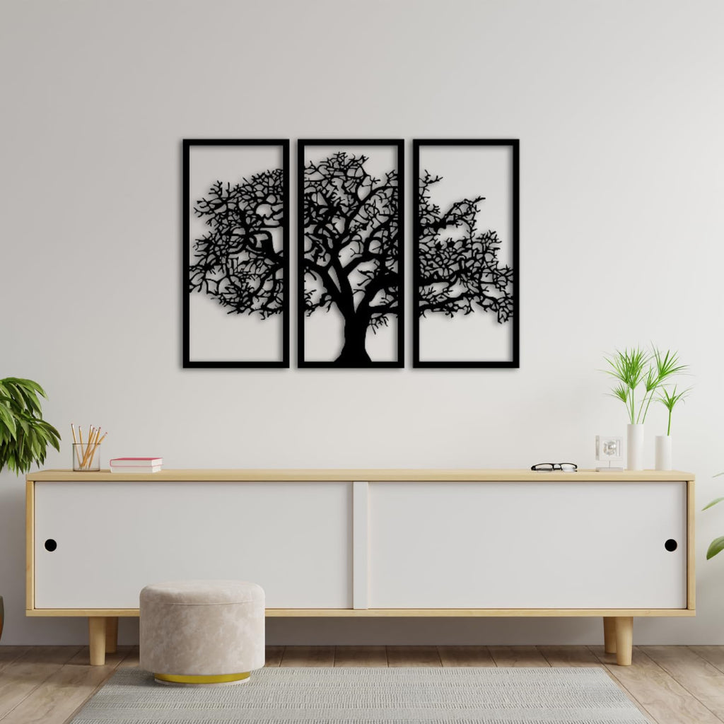 Baum des Lebens – Plane – Metall-Wandkunst, 3D