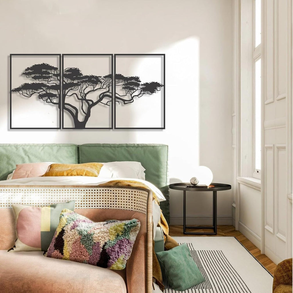 Baum des Lebens – African – Metall-Wandkunst, 3D