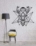 Diamond-Hirsch – Metall-Wanddekoration 52 x 58 cm