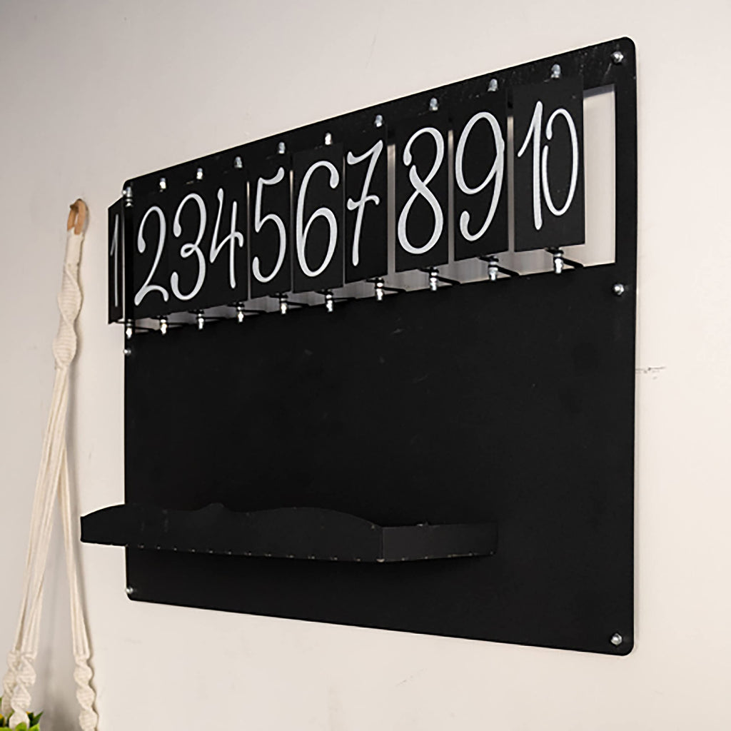 Tubibu Wandspiele, einzigartige Wanddekoration, außergewöhnliches Geschenk, Wanddekoration, Wandkunst, Wandspielbrett, Bürowandkunst, Einweihungsgeschenk (Shut The Box)