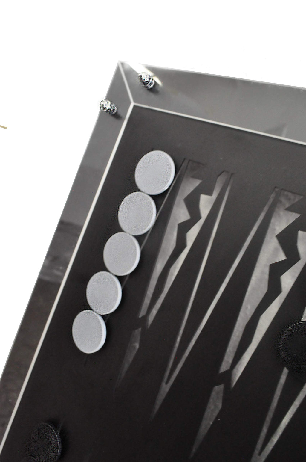 Backgammon – Wandspiel aus Metall, zum Aufhängen