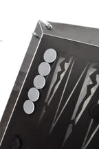 Backgammon – Wandspiel aus Metall, zum Aufhängen