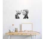 Baum des Lebens – Human – Metall-Wandkunst, 3D