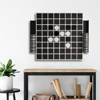 Othello / Reversi – Wandspiel aus Metall, 60 × 70 cm