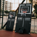 Basketballkorb Wandspiel aus Metall – Klassik, 100 × 50 cm