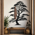 Baum des Lebens mit Haken Metall-Wandgarderobe