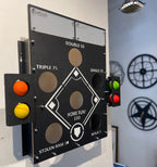 TUBİBU Einzigartige Wanddekoration, Nachrichtentafel, praktisch zum Spielen, außergewöhnliches Geschenk, Wanddekoration, Wandkunst (Baseball)