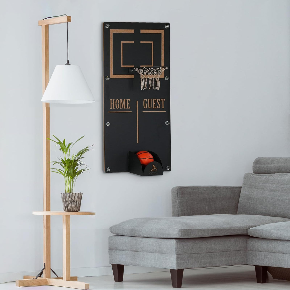 Basketballkorb Wandspiel aus Metall – Craft, 100 × 50 cm