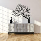 Baum des Lebens mit Vogel – Metall-Wandkunst, 3D