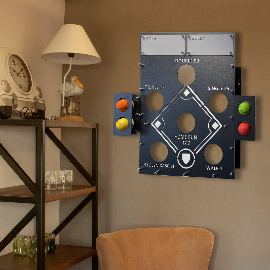 TUBİBU Einzigartige Wanddekoration, Nachrichtentafel, praktisch zum Spielen, außergewöhnliches Geschenk, Wanddekoration, Wandkunst (Baseball)