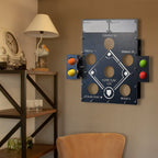 TUBİBU Einzigartige Wanddekoration, Nachrichtentafel, praktisch zum Spielen, außergewöhnliches Geschenk, Wanddekoration, Wandkunst (Baseball)