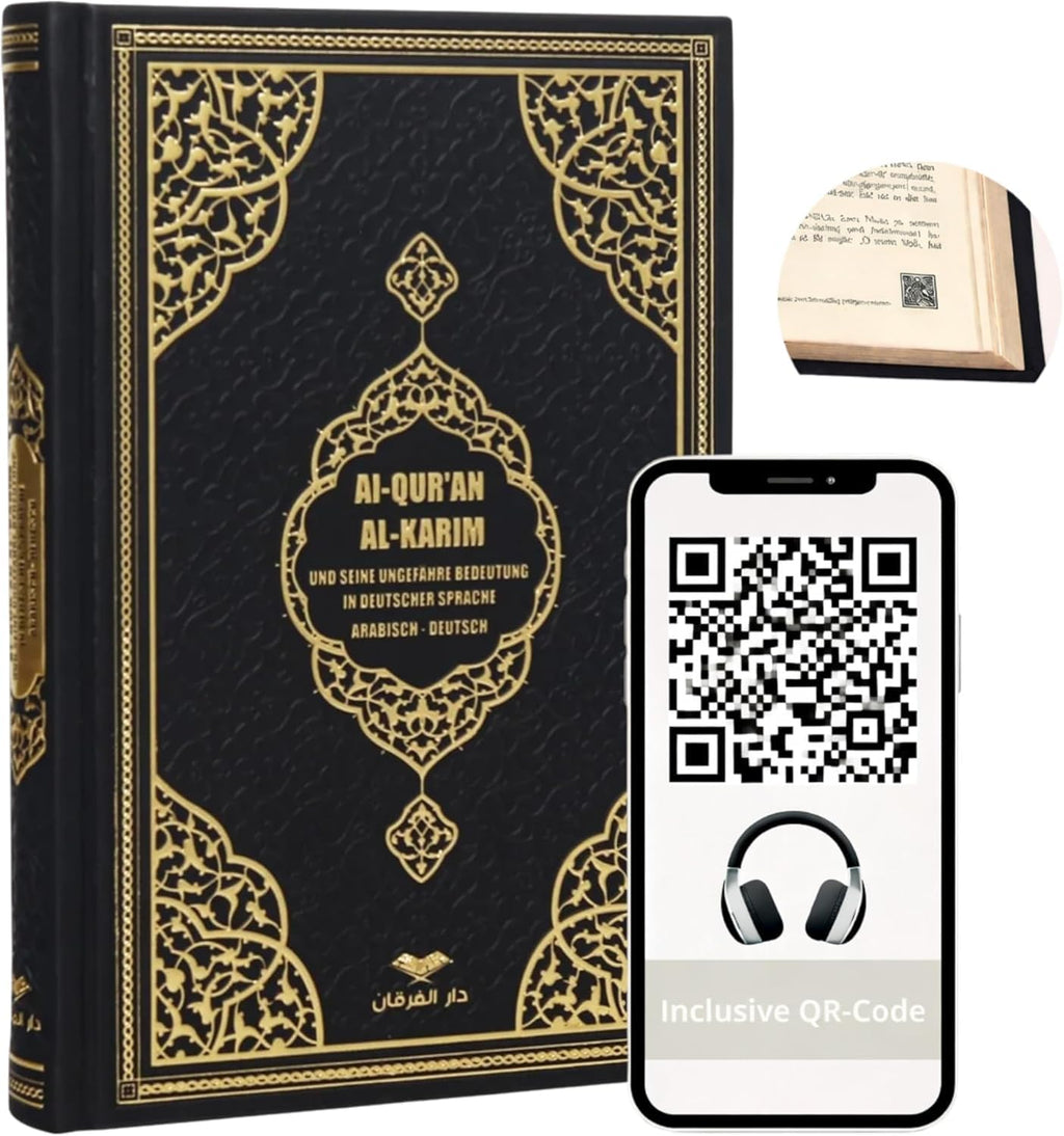 Der edle Koran – Arabisch-Deutsch | Übersetzung von Abu-r-Ridâ Muhammad Ibn Ahmad Ibn Rassoul | 17×24 cm | 616 Seiten | Termo-Leder, Goldschnitt, Hochwertige Ausgabe (White, 20x14 cm)
