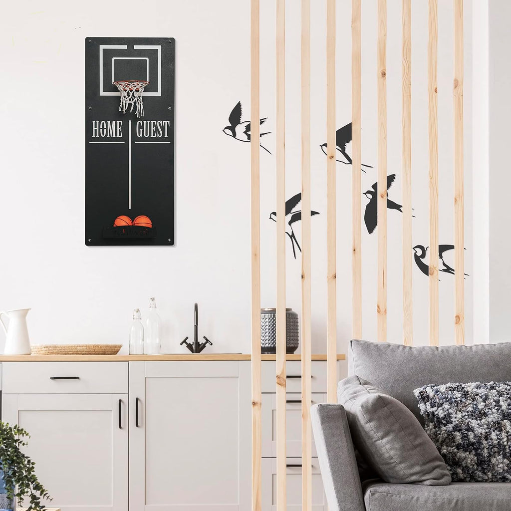Basketballkorb Wandspiel aus Metall – Klassik, 70 × 30 cm