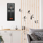 Basketballkorb Wandspiel aus Metall – Klassik, 70 × 30 cm