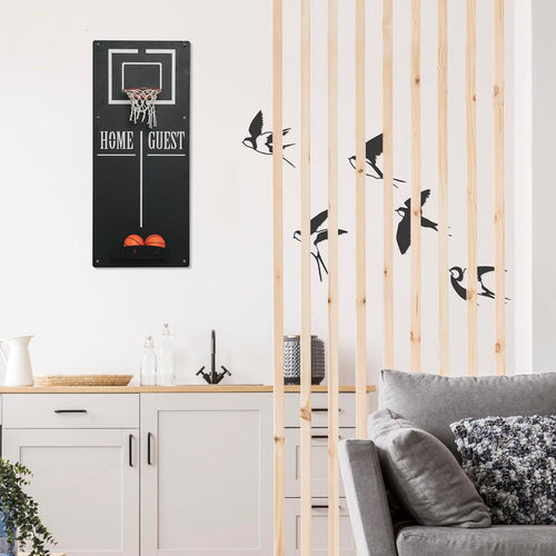Basketballkorb Wandspiel aus Metall – Klassik, 70 × 30 cm