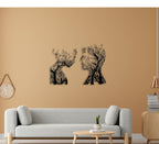 Baum des Lebens – Human – Metall-Wandkunst, 3D