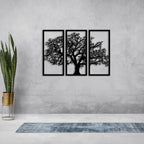 Baum des Lebens – Plane – Metall-Wandkunst, 3D