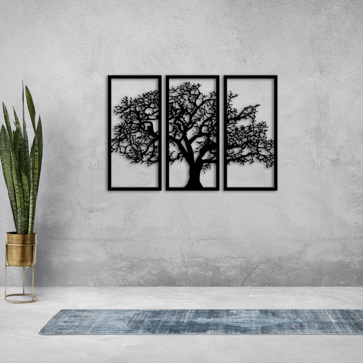 Baum des Lebens – Plane – Metall-Wandkunst, 3D