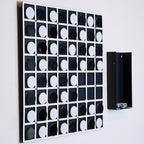Tubibu Wandspiel Othello/Reversi (64 Stück Plexiglas-Plaketten, Magnetisch, 60 cm x 70 cm)