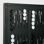 Tubibu Wandspiele, einzigartige Wanddekoration, außergewöhnliches Geschenk, Wanddekoration, Wandkunst, Wandspielbrett, Bürowandkunst, Einweihungsgeschenk (Backgammon)