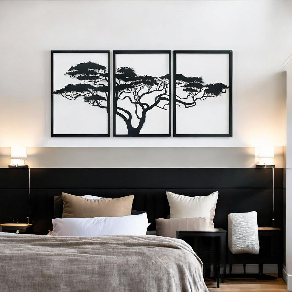 Baum des Lebens – African – Metall-Wandkunst, 3D